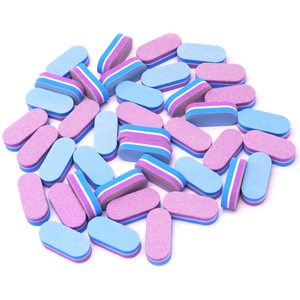 2023 Hot Mini bloc de polissage Double face 100/180 grain éponge tampons à ongles Mini bloc de limes à ongles pour ongles en acrylique - Product Image 1