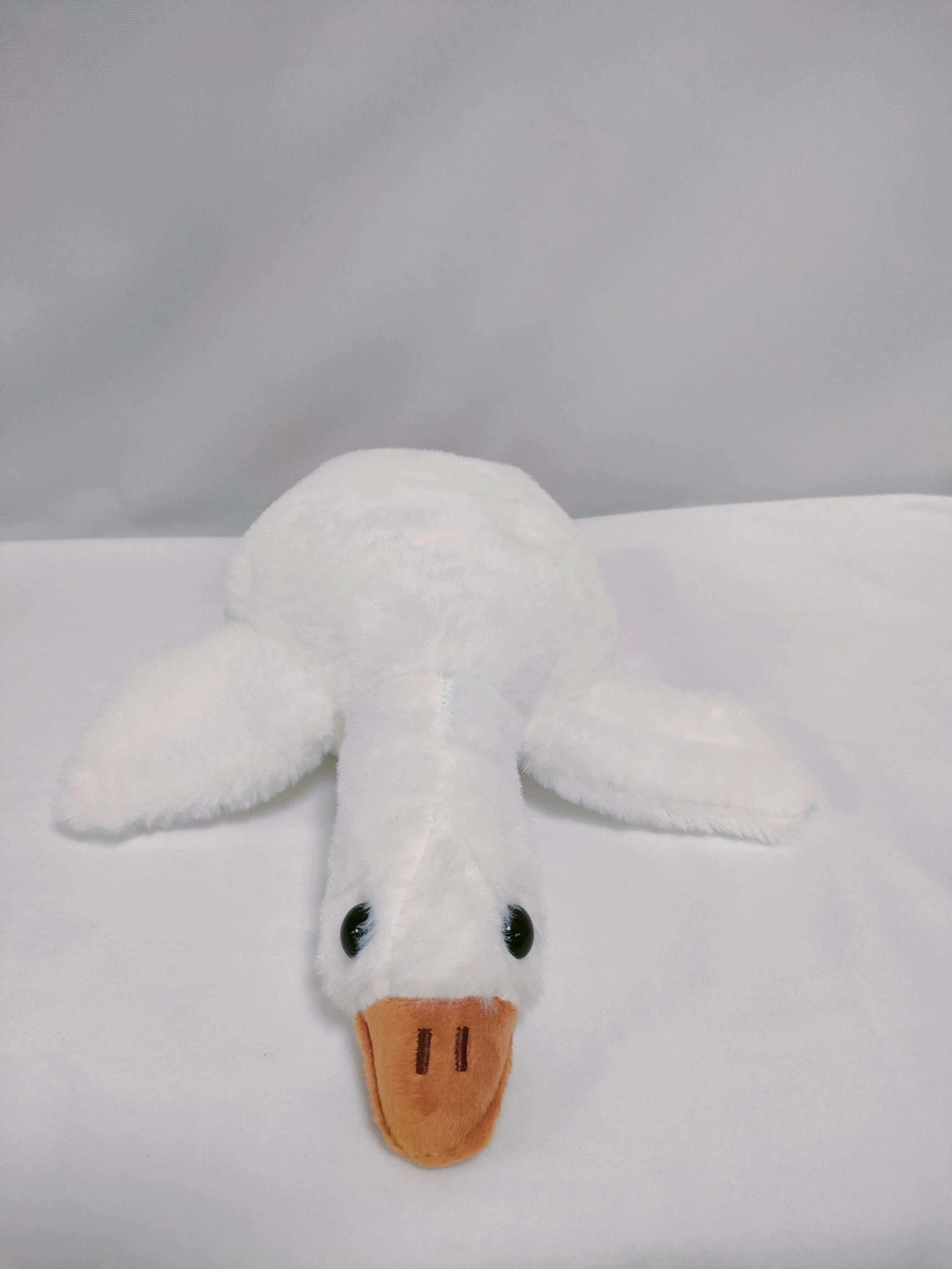 Peluche personalizzato giocattolo bianco oca bianca giocattoli di peluche cartone animato peluche grande oca bianca