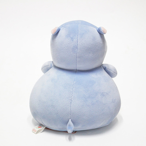 Tùy Chỉnh Bé Hippo Siêu Mềm Vòng Màu Xanh Thú Nhồi Bông Hippos Đồ Chơi Sang Trọng - Product Image 2