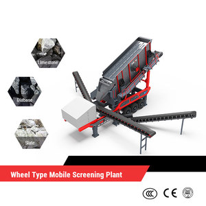 Usine de criblage mobile sur roues pour sable et pierre, type Henan Mining, pour agrégats, liste de prix, fournisseurs, minerai - Product Image 1