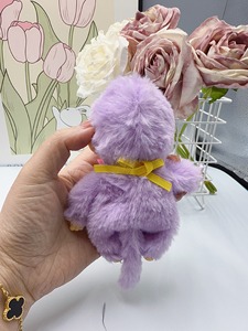 Porte-clés en peluche Mon-chhichihi mignon, nouveau jouet pendentif et cadeau d'anniversaire, mascotte rembourrée de coton PP - Product Image 4