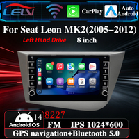 Écran tactile compatible Carplay Android Auto Radio 8 pouces pour Seat Leon MK2 (2005-2012) Navigation GPS DSP Lecteur multimédia