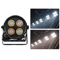 Projecteur LED extérieur ZY en alliage d'aluminium étanche IP65, 4x100W COB, température de couleur 3200K-6500K, contrôle DMX512, Ra95 CRI, blanc chaud