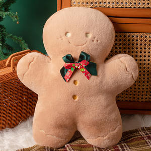 Quantité minimale de commande bas en gros nouveau 22cm mignon cerf père noël bonhomme de neige enfants peluche décoration renne poupée noël Animal en peluche jouet - Product Image 2