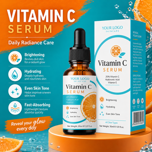 Private Label Vitamin C <b>Serum</b> Custom Formula Brightening Hydrating Skin Care Niacinamide Hyaluronic Acid Daily <b>Face</b> <b>Serum</b> - Product Image 4