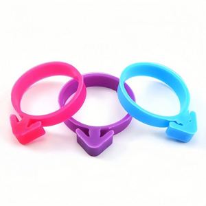 Ensemble de attaches pour poches à douille en silicone avec anneaux de fixation pour poches à glaçage et à douille - Product Image 2