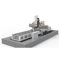 Machine de fraisage à portique mobile CNC XKG2415 de haute précision, contrôleur FANUC, 3/4/5 axes, perçage et fraisage pour le métal
