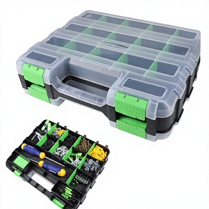 Durable PVC Lacquered Waterproof <strong>Storage</strong> <strong>Tool</strong> <strong>Boxes</strong> Black Round Design with 100kg Capacity for Carton <strong>Storage</strong> - Product Image 1