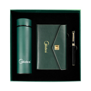 节日礼品商务礼品套装皮革活页定制印花Themos笔笔记本礼品套装纪念品企业 - Product Image 5