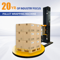 Machine d'emballage de palettes semi-automatique électrique personnalisée pré-étirée, directement des fabricants