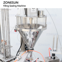 Machine de remplissage et de scellage automatique monobloc rotative à vis sans fin pour capsules de café en poudre ZONESUN ZS-GF900C