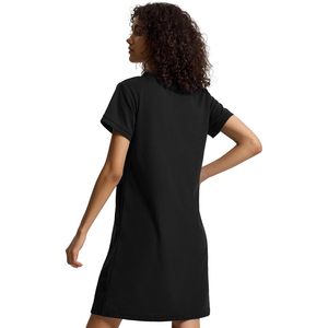 Camisón para mujer de manga corta con cuello en V, vestido de dormir de tela gofrada con bolsillos, ropa de dormir informal de verano, ajuste suave y cómodo - Product Image 2