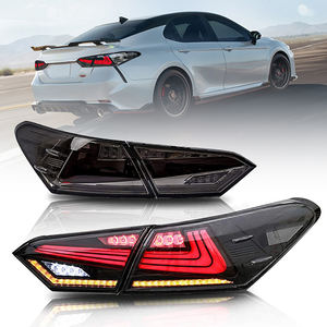 ไฟท้ายรถยนต์แบบ LED DRL รุ่นใหม่ TT-ABC สไตล์รมดำแบบ <span class=keywords><strong>Nike</strong></span> Hooks พร้อมเอฟเฟกต์เคลื่อนไหว สำหรับรถยนต์โตโยต้า คัมรี่ ปี 2018 ขึ้นไป - Product Image 1
