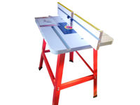 Table de fraisage pour le travail du bois avec guide réglable et support