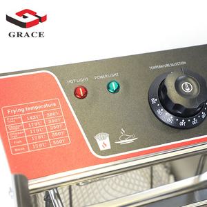 Freidora eléctrica comercial de doble tanque GRACE, freidora de mesa para <span class=keywords><strong>patatas</strong></span> <span class=keywords><strong>fritas</strong></span> y pollo en restaurantes - Product Image 4
