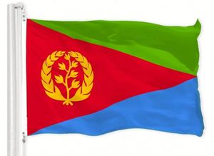 Factory Direct Hot Selling 3x5ft 100%Polyester Eritrean National <b>Flag</b> Canvas Eritrean <b>Flag</b> - Product Image 3
