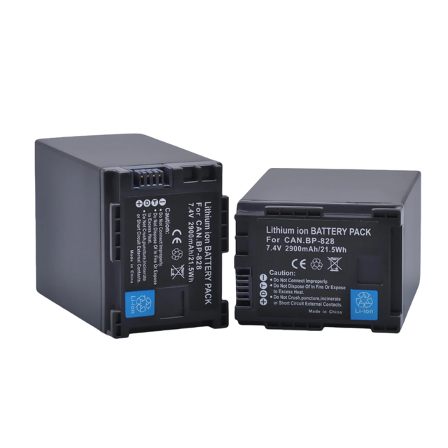 Rechargeable Brand New Revolbat Lithium Ion 7.4V 2670mAh Replacement Camera Intelligence Battery for BP-828 HF G60 HF G50