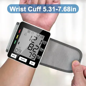 Easy To Carry Travel To Work Wireless Wearable Blood Pressure Monitor For Home