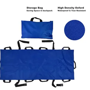 Portable Household Stretchers With 12 Handles Carrying Bag Patient Animal Mover Emergency Casualty Evacuation Rescue Stretcher