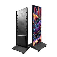 Afficheur numérique LED P3 640*1920mm, support totem étanche pliable pour écran de spectacle public