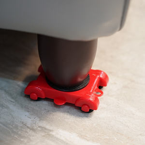 5 pcs Möbel Mover Tool Transport Heber Heavy Stoffe Moving 6 Rädern Roller Bar Haushalt Hand Werkzeuge Transport Lifter Set - Product Image 5