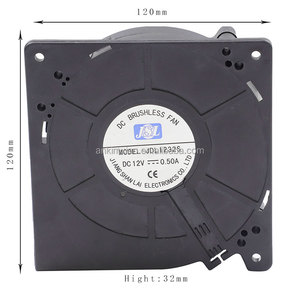 Ventilador de ventilación axial portátil de 120*120*32mm, ventilador de refrigeración Industrial de alta temperatura de 585W y 600mm, ventilador de CC de varios tamaños - Product Image 2