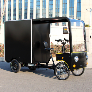 Quadricycle électrique à 4 roues avec assistance au pédalage pour <span class=keywords><strong>livraison</strong></span>, vélo cargo <span class=keywords><strong>utilitaire</strong></span> à forte capacité de chargement pour <span class=keywords><strong>livraison</strong></span> professionnelle - Product Image 3