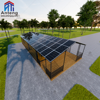 Unité préfabriquée de maison de conteneur extensible pliable avec la conception prête à l'emploi de panneau solaire pour la maison vivante hors réseau