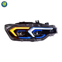 YU GUANG pour BMW Série 3 F30 LCI F35 Phares Avant d'Assemblage 2 Lentilles 2012-2019 Mise à Niveau LED DRL
