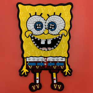 Dessin animé ongles <span class=keywords><strong>perles</strong></span> éponge bébé serviette broderie <span class=keywords><strong>tissu</strong></span> pâte pull vêtements accessoires Patch pâte repassage - Product Image 5