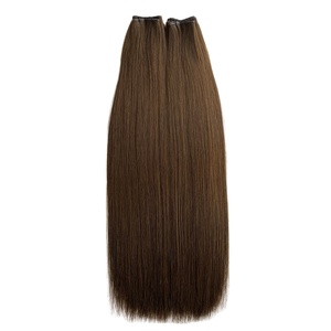 Cheveux vierges européens de couleur naturelle, tissage Genius sans couture, pouvant être coupés à n'importe quel <span class=keywords><strong>point</strong></span>, sans perte de cheveux - Product Image 1