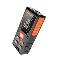Nouveau design Norm, télémètre laser numérique portable noir 40m/100m avec mesure pythagorienne et calcul de surface/volume