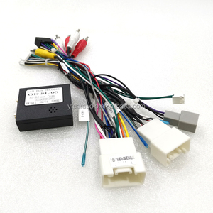 Mitsubishi ASX RVR Outlander Pajero mobil 16pin Audio Wiring Harness kotak Canbus <span class=keywords><strong>PVC</strong></span> Aftermarket adaptor kawat instalasi Stereo - Product Image 3