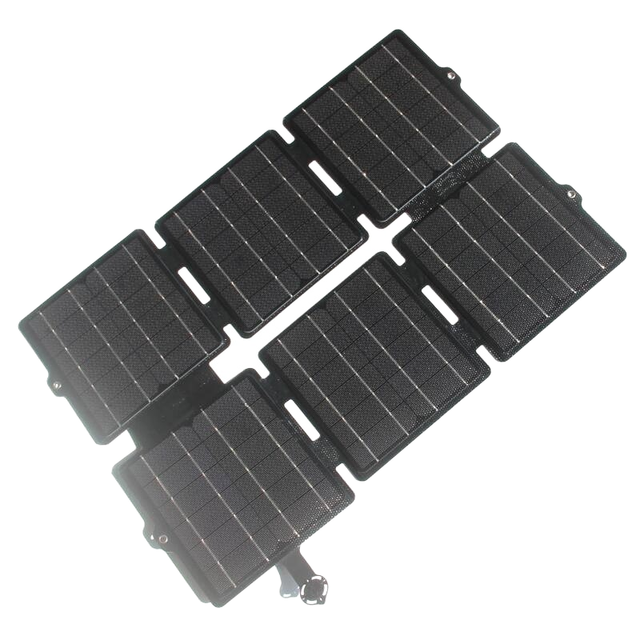 Cheap Cost Monocrystalline Wholesale PERC ETFE Foldable Solar Panels 5V USB 12V DC Portable Solar Charger Waterproof 30W