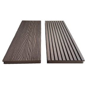 European-Design WPC <strong>Decking</strong> Brushed Surface Waterproof Eco-Friendly Outdoor Composite Flooring-<strong>Safe</strong> Comfortable Tactile - Product Image 2