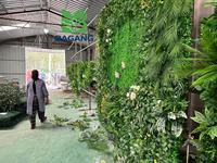 Système de jardin mural, plante artificielle, décoration murale végétale, toile de fond de verdure, gazon artificiel, mur vert vertical extérieur