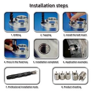 Insertos De Acero Inoxidable Insertos De Rosca De Bloqueo De Llave Inserto De Rosca De Alambre Reparado M12 Otros Sujetadores Bujes Insertos De <span class=keywords><strong>Carburo</strong></span> - Product Image 2