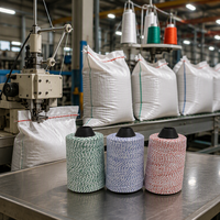 Fil de fermeture pour sacs, 200g, couleur personnalisée, avec cône intérieur en plastique, 100% polyester, petit rouleau de fil pour la fermeture de sacs tissés
