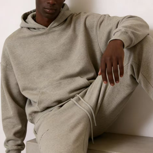 Fere Tops of 2026 SS22 Survêtements pour hommes en maille, comprenant un sweat à capuche et un pantalon <span class=keywords><strong>de</strong></span> survêtement, 80% Coton/20% Polyester, 480 g/m², avec col à capuche, Collection God - Product Image 4