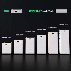 Eu Stock Stackable <b>Battery</b> 10kwh 15kwh 20kwh 192v 288v 384v High Voltage Lithium Ion <b>Battery</b> Compatible Different Brand Inverter - Product Image 4