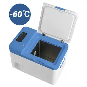 Home 60 Degree Portable Mini 25L Vaccine Ultra Low With Temp Control Temperature fridge Freezer 110/220V