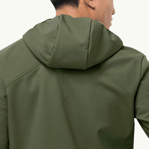 Custom <b>Men</b> Winter Stand Collar Softshell <b>Jacket</b> High Quality Waterproof Windproof Comfortable to Wear Light Weight - Product Image 4