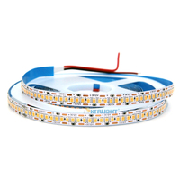 Bande LED en cuivre 12V 2835 240LED/M, blanc chaud, rouge, vert, 10mm, ruban flexible SMD, IP20
