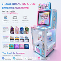 MAKER Machine de jeu d'arcade 2 en 1 pour enfants, à fort potentiel de profit, avec écran LCD, jeu de duel de cow-boy et distributeur de prix à pinces, Maquina De Premios Arcade