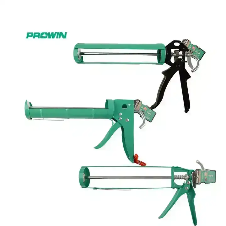 PROWIN 230mm(9 ") Hand Ratchet berputar Drive bingkai baja Caulking Gun dengan segel alat tusukan