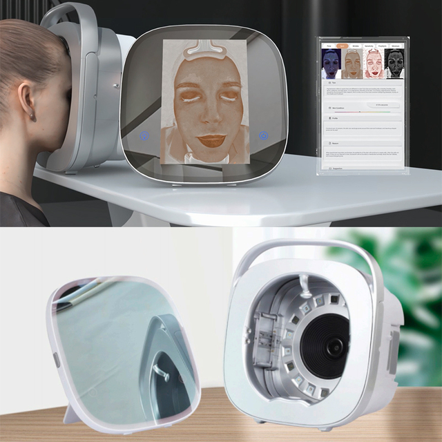 Portable AI Smart 3D Skin Scanner Analyzer Camera Skin Analysis Machine for Facial Treatments Skin Care