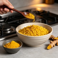 Poudre de curcuma pure de qualité supérieure, matière première pour assaisonnement culinaire, fournie directement par l'usine
