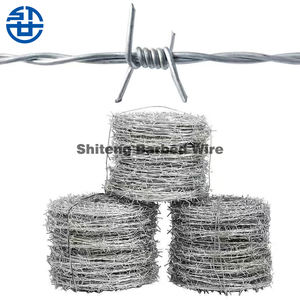 <span class=keywords><strong>China</strong></span> Vervaardigd Prikkeldraad Hek Hoge Kwaliteit Thermisch Gegalvaniseerd Prikkeldraad - Product Image 1