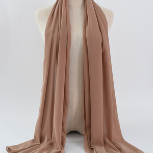 Premium Long Jersey Hijab Bufanda para mujer Primavera Temporada Algodón Musulmán Hijab - Product Image 6