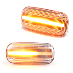 Amber Sequential Dynamic LED Sequential Container Flashback Signal Lights pour <span class=keywords><strong>Audi</strong></span> <span class=keywords><strong>A3</strong></span> A4 RS4 S4 B6 B7 2003-2008 - Product Image 5